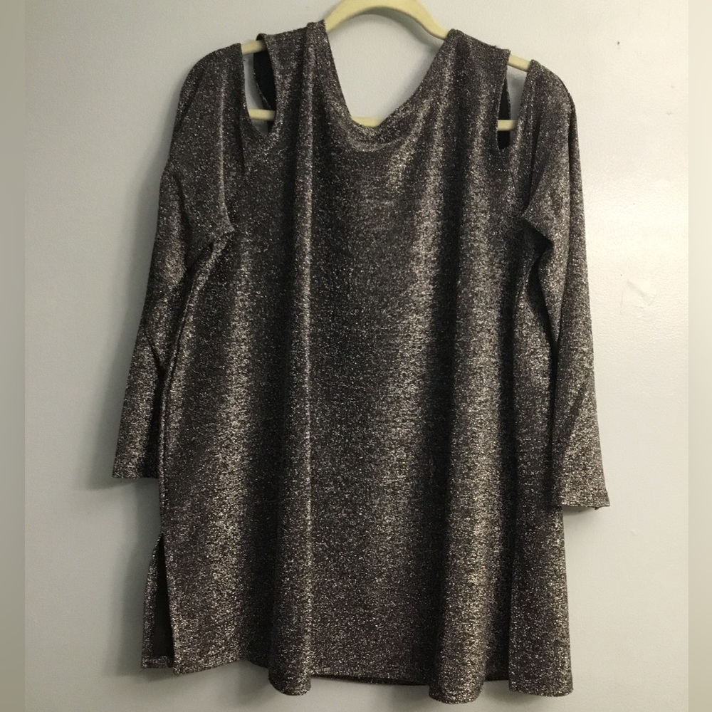 Michael Kors black/silver top